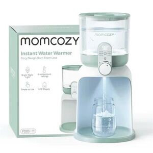 NWT Momcozy Instant Water Warmer with LED Display, Green & White, FACTORY SEALED